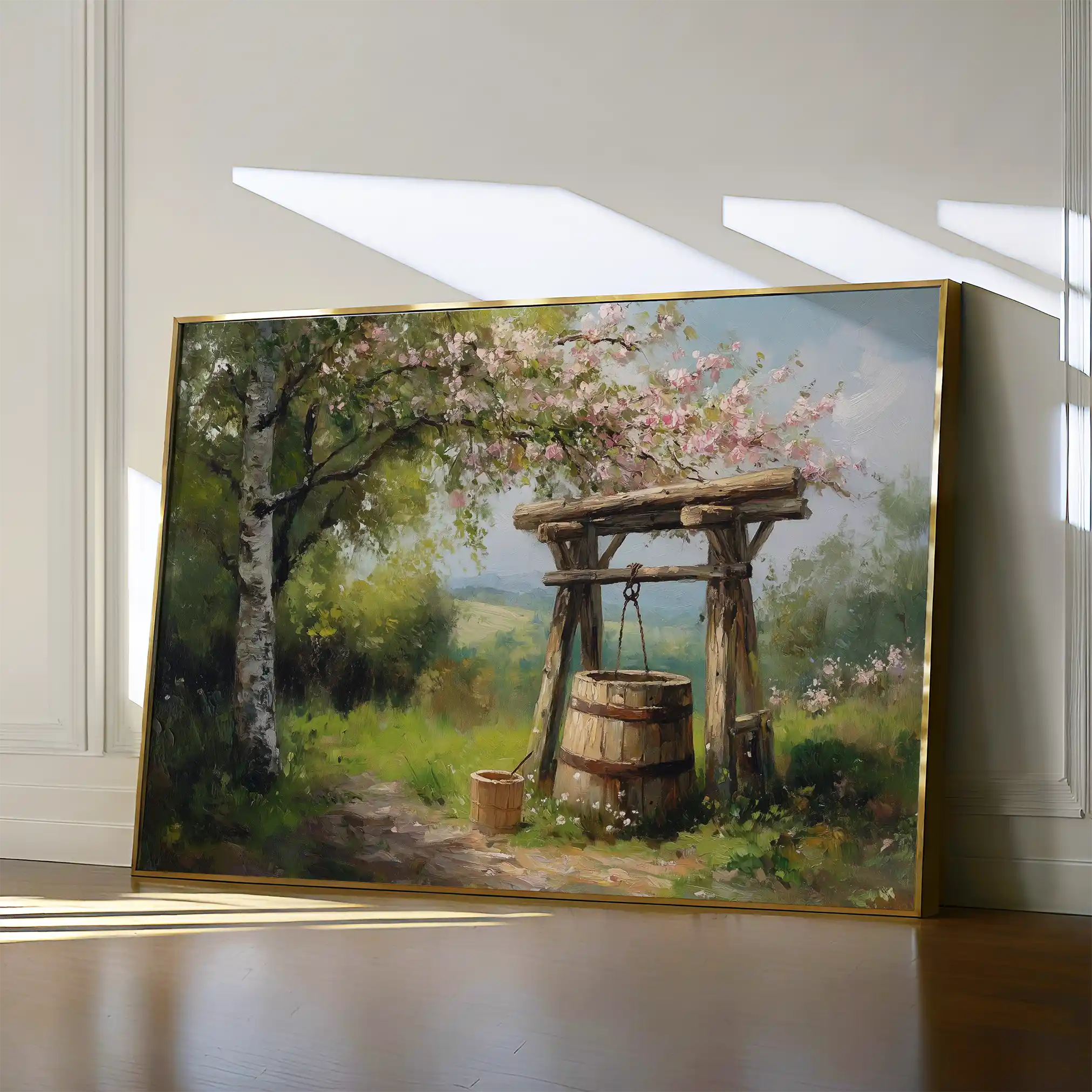 Landscape 364 Canvas Art 60 x 40 cm / Black