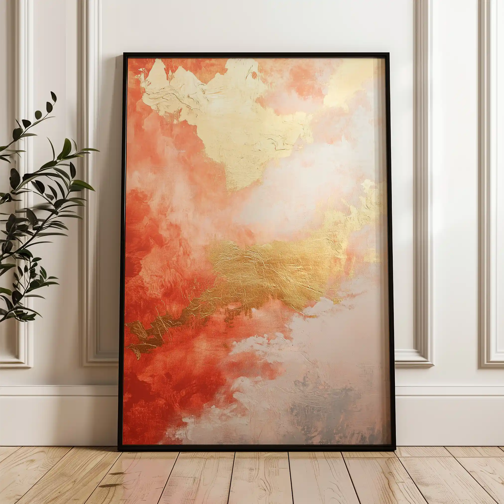 Abstract 365 Canvas Art 60 x 40 cm / Black