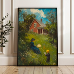 Landscape 365 Canvas Art 60 x 40 cm / Black