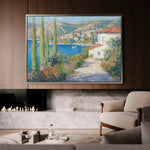 Landscape 375 Canvas Art 60 x 40 cm / Black