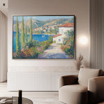 Landscape 375 Canvas Art 60 x 40 cm / Black