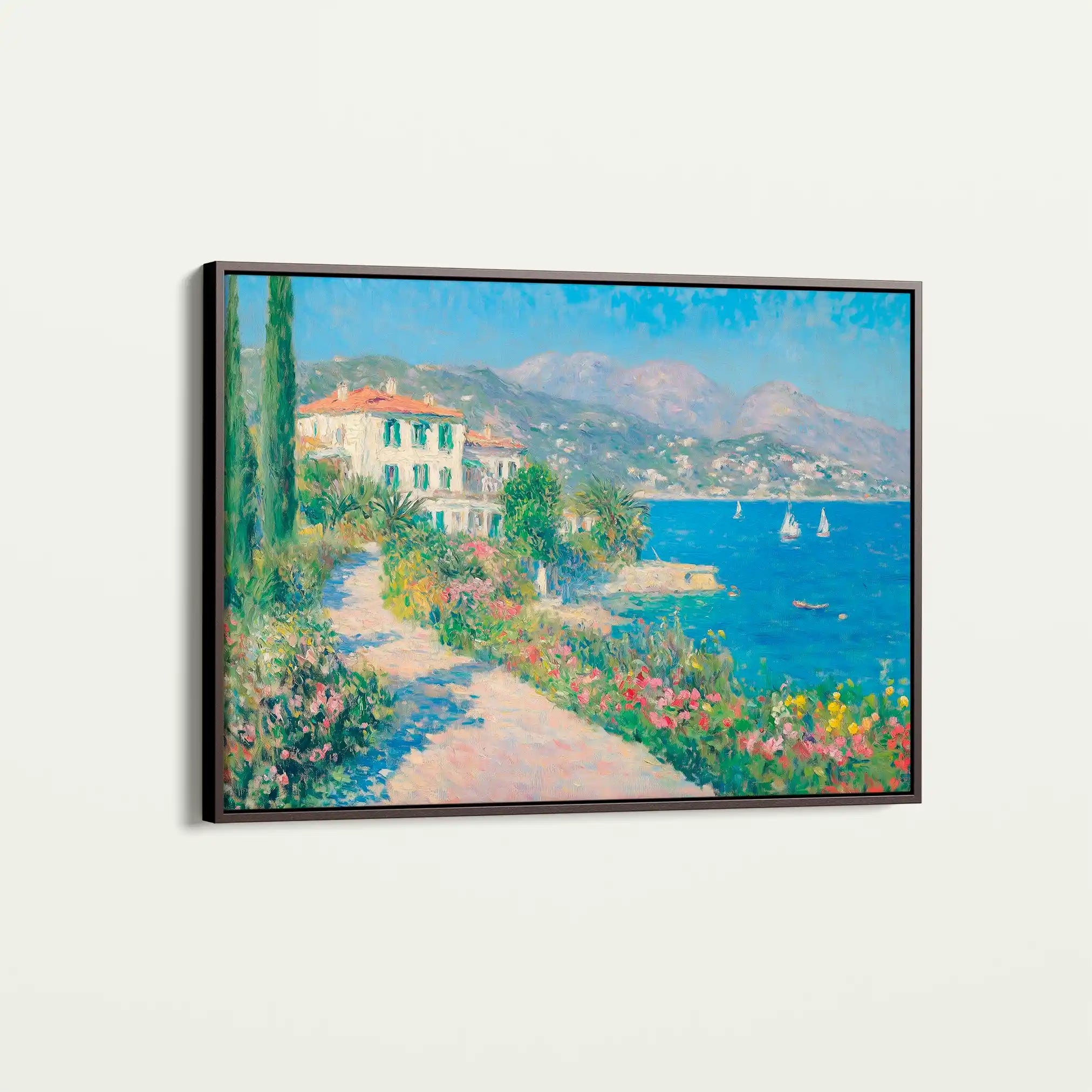 Landscape 376 Canvas Art 60 x 40 cm / Black