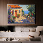 Landscape 377 Canvas Art 60 x 40 cm / Black