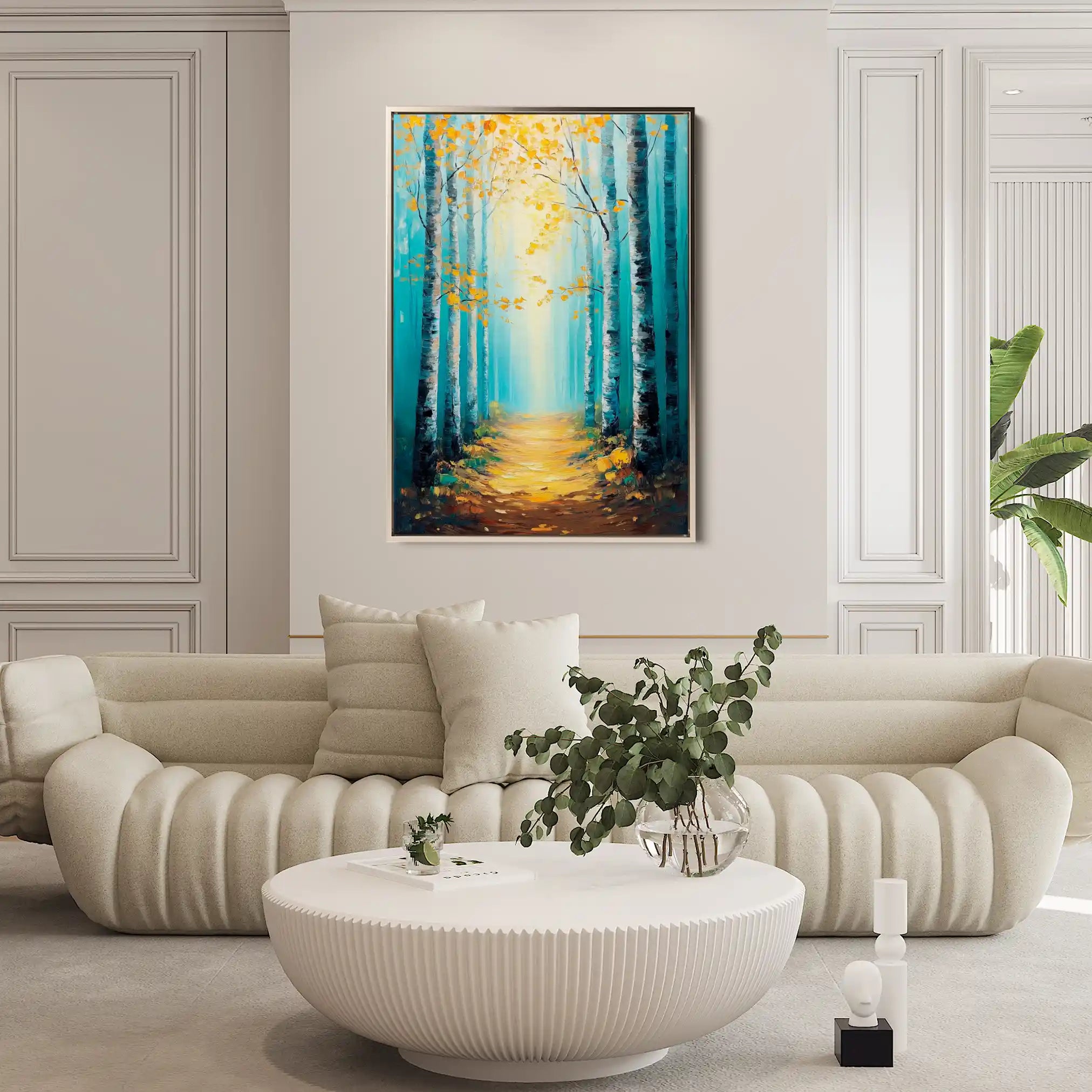 Landscape 379 Canvas Art 60 x 40 cm / Black