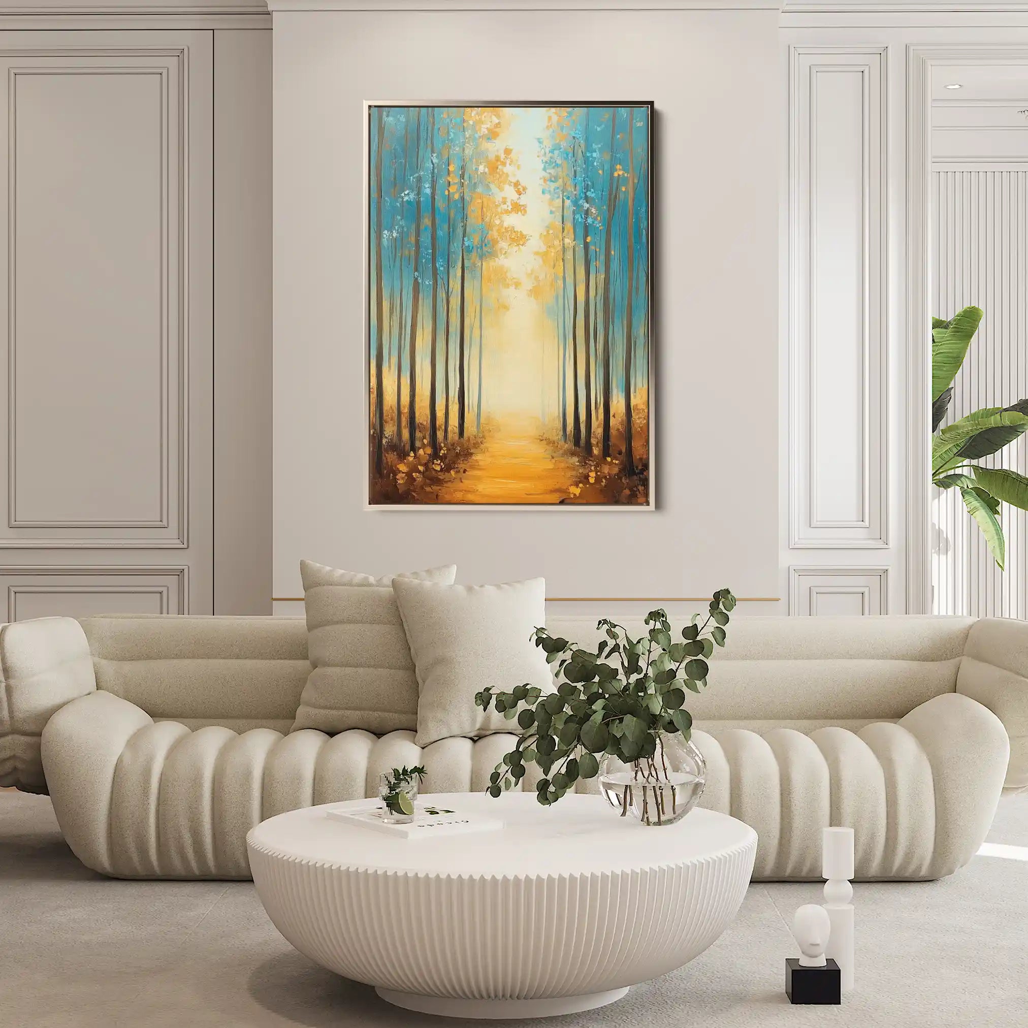 Landscape 380 Canvas Art 60 x 40 cm / Black