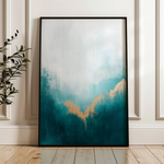 Abstract 381 Canvas Art 60 x 40 cm / Black