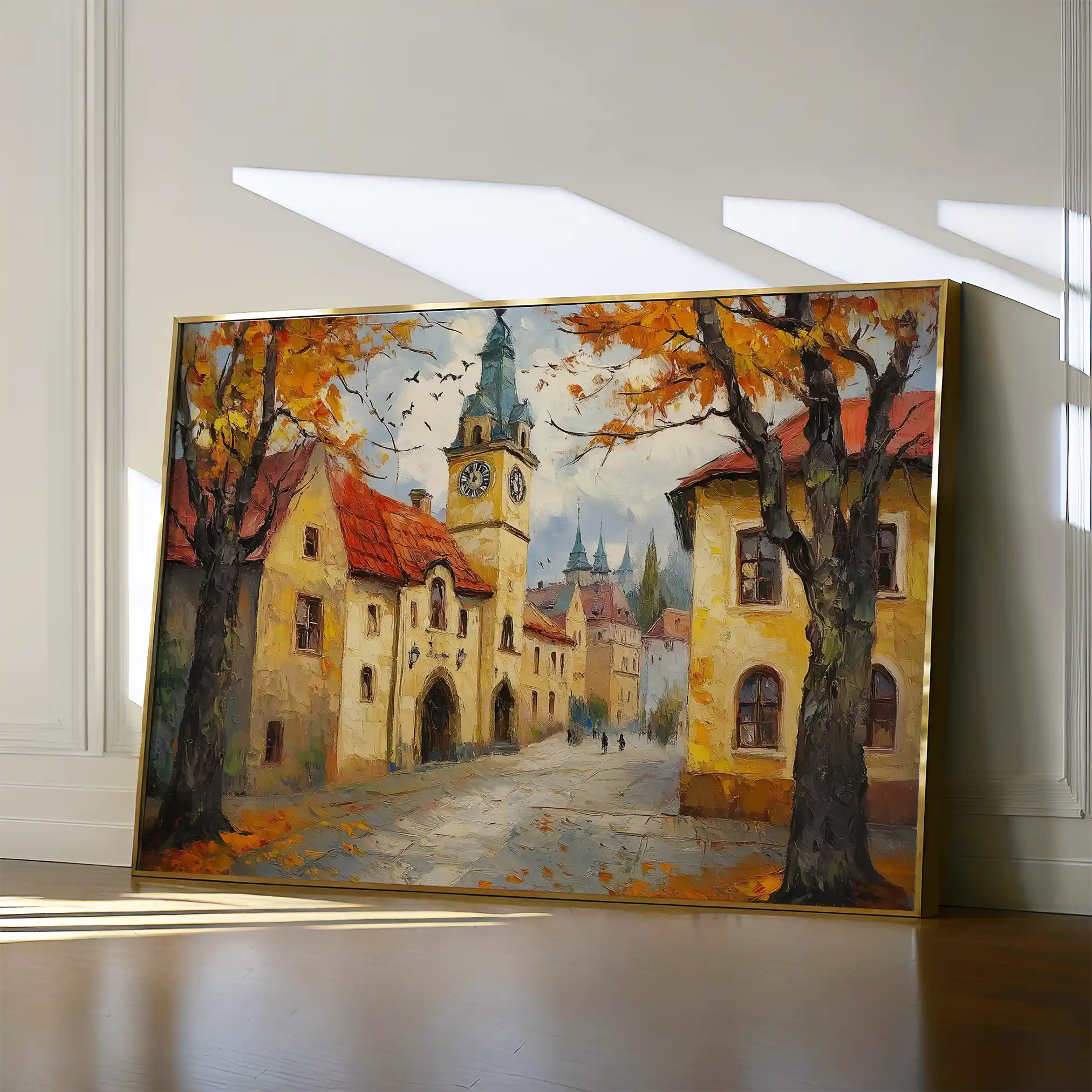 Landscape 381 Canvas Art 60 x 40 cm / Black