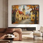 Landscape 381 Canvas Art 60 x 40 cm / Black