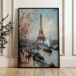 Landscape 382 Canvas Art 60 x 40 cm / Black