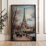 Landscape 383 Canvas Art 60 x 40 cm / Black