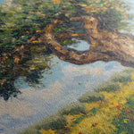 Landscape 385 Canvas Art 60 x 60 cm / Black