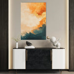 Abstract 388 Canvas Art 60 x 40 cm / Black