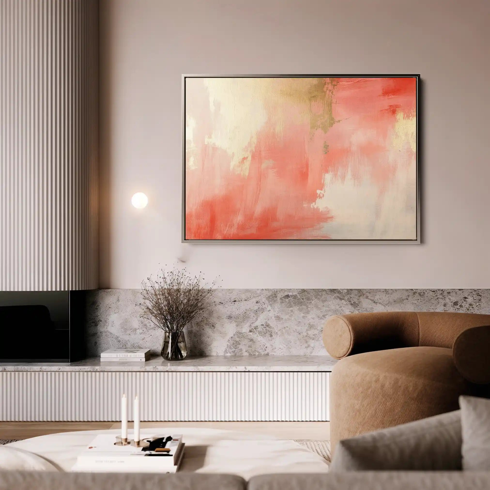 Abstract 389 Canvas Art 60 x 40 cm / Black