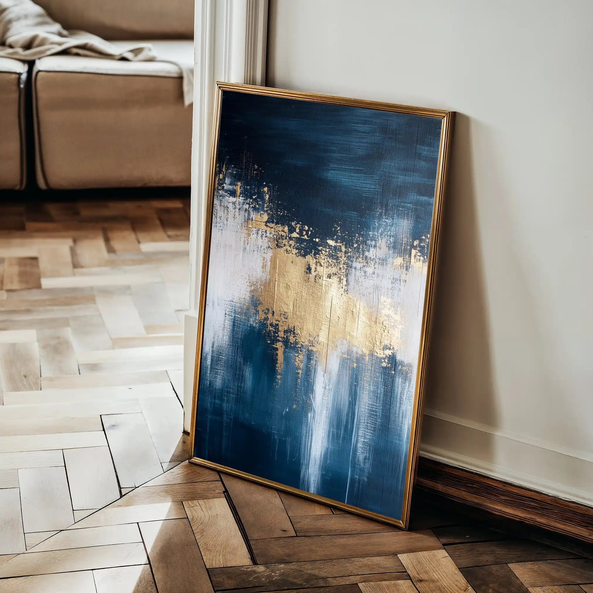 Abstract 392 Canvas Art 60 x 40 cm / Black