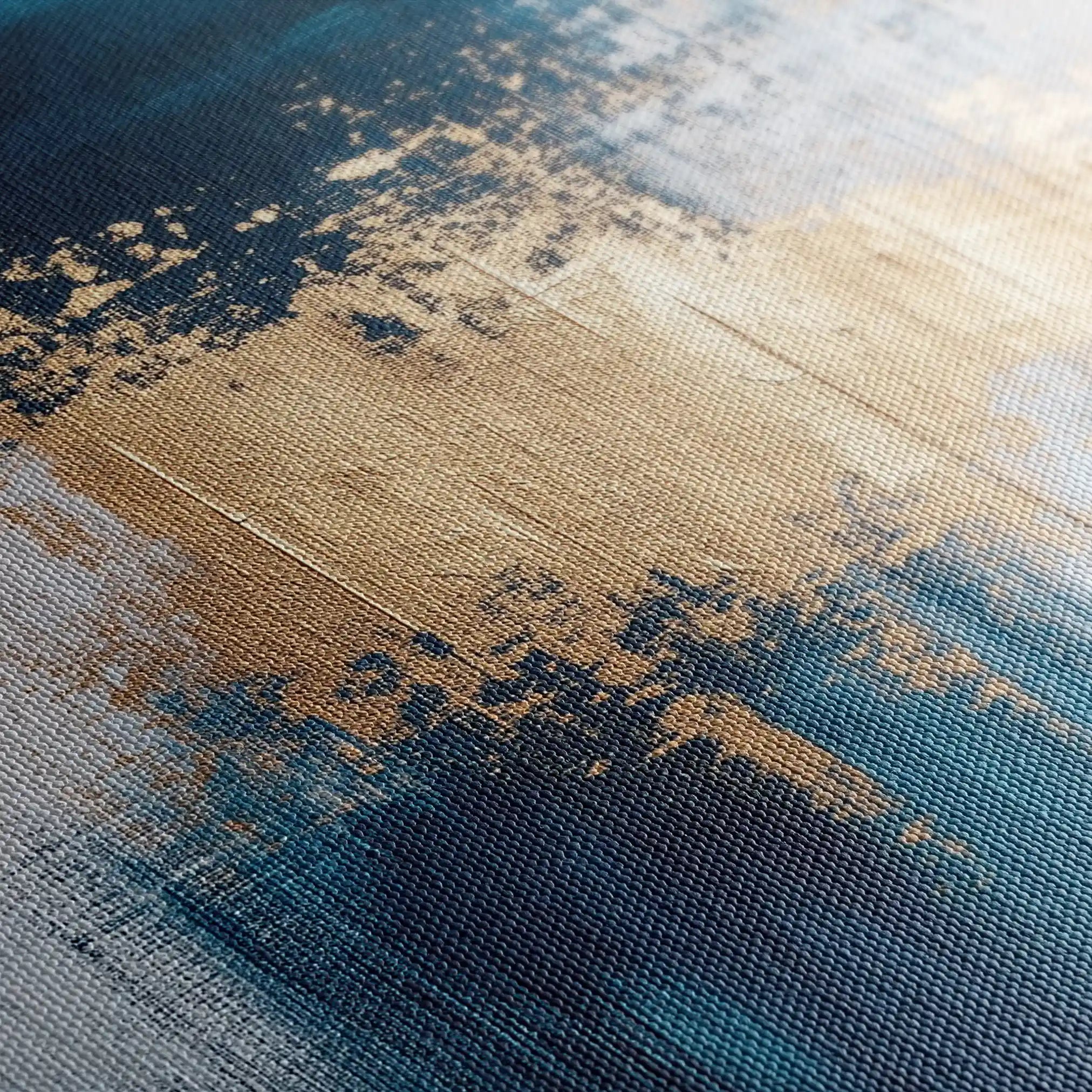 Abstract 392 Canvas Art 60 x 40 cm / Black