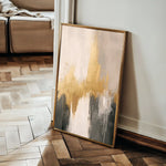 Abstract 394 Canvas Art 60 x 40 cm / Black