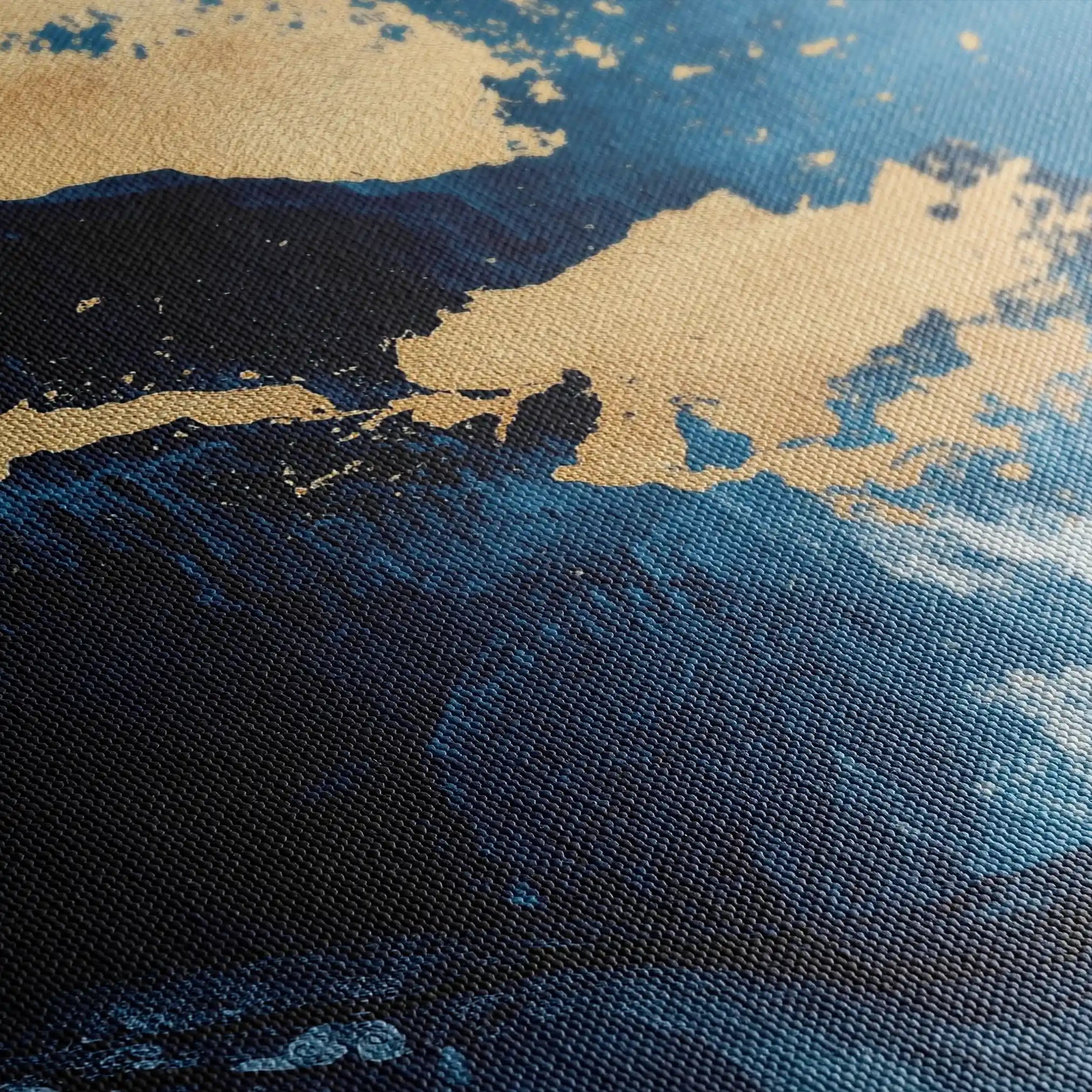 Abstract 397 Canvas Art 60 x 40 cm / Black