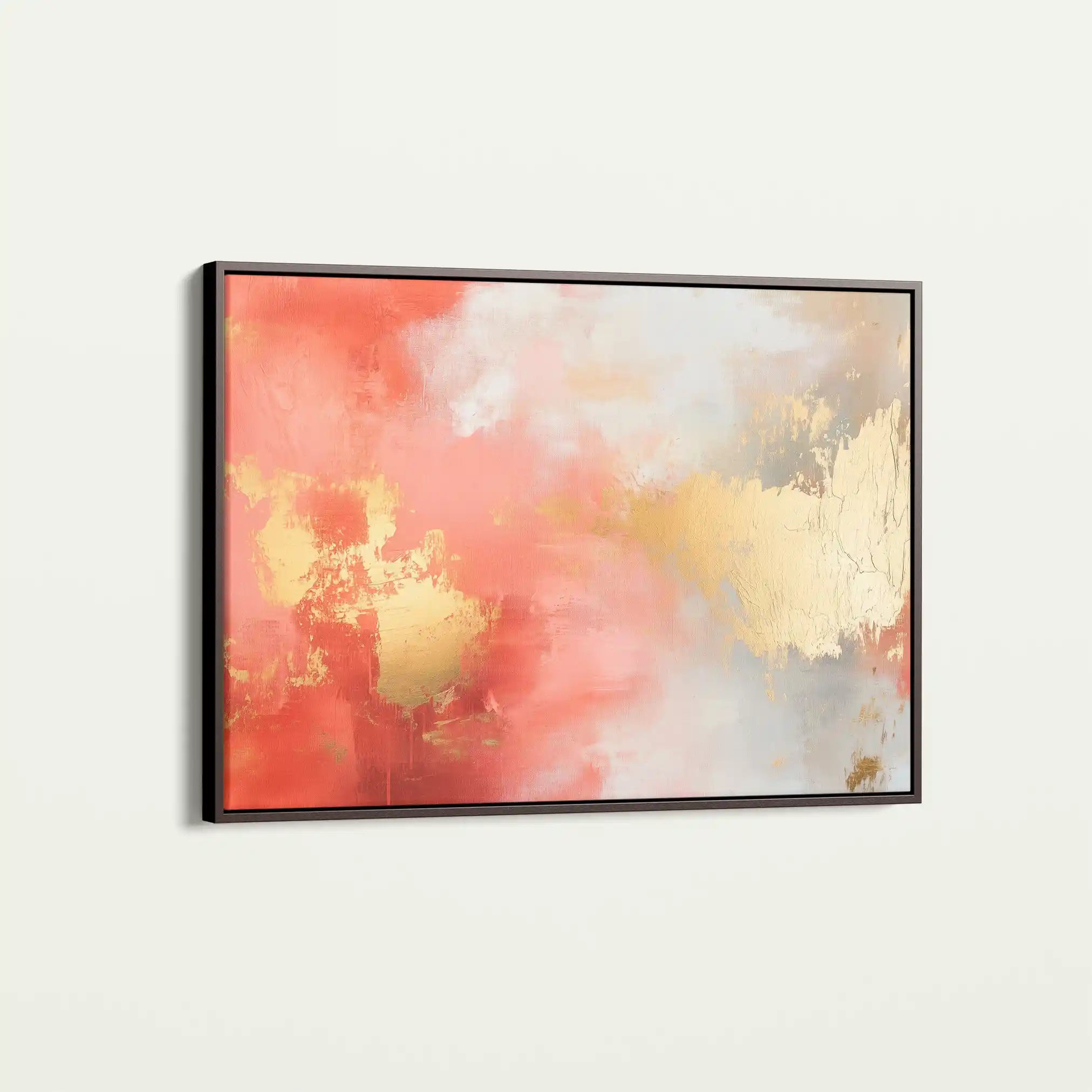 Abstract 398 Canvas Art 60 x 40 cm / Black