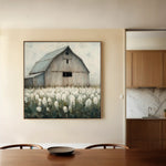 Landscape 398 Canvas Art 60 x 60 cm / Black