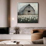 Landscape 398 Canvas Art 60 x 60 cm / Black