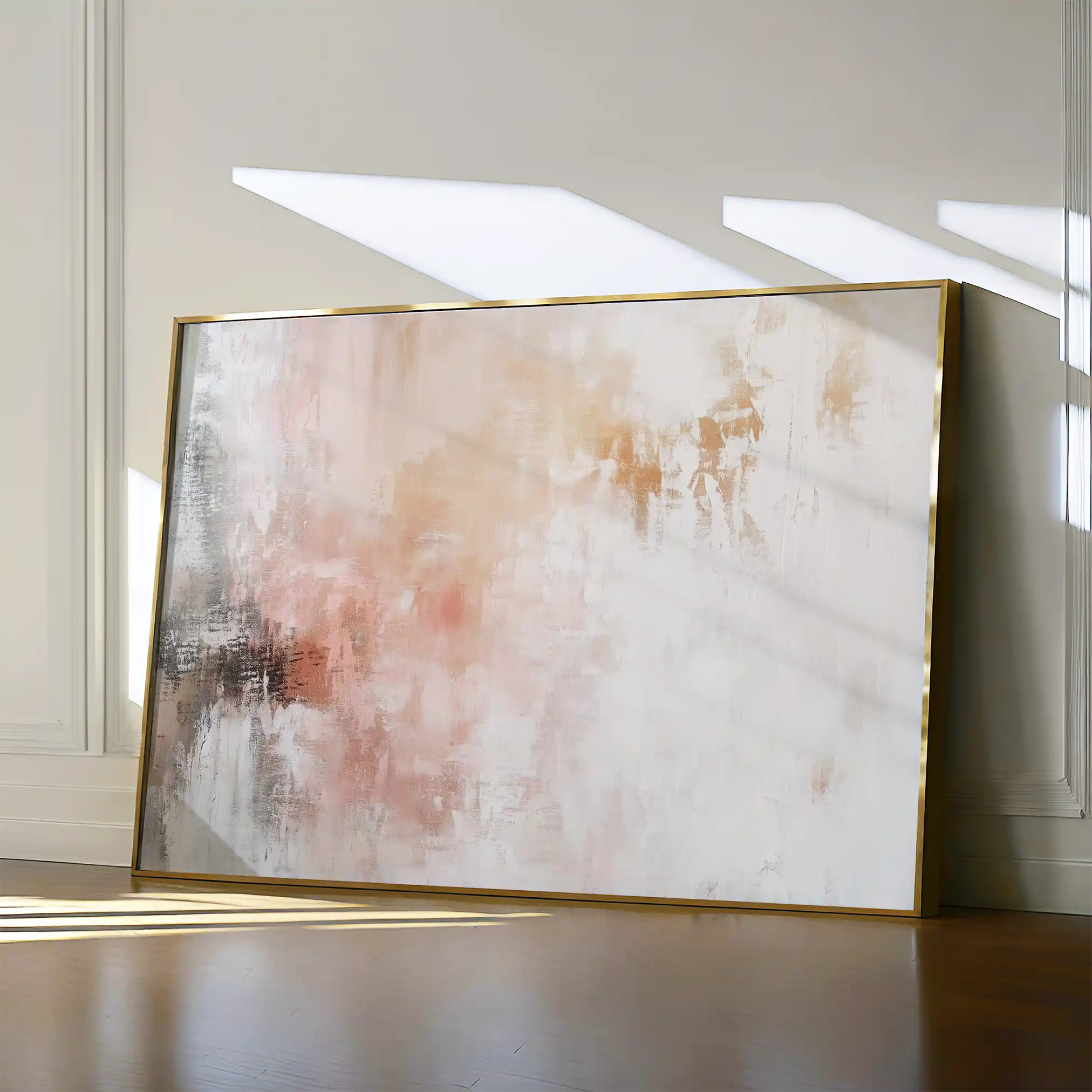 Abstract 400 Canvas Art 60 x 40 cm / Black