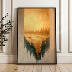 Abstract 403 Canvas Art 60 x 40 cm / Black