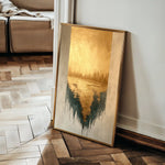 Abstract 403 Canvas Art 60 x 40 cm / Black