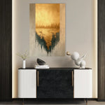 Abstract 403 Canvas Art 60 x 40 cm / Black