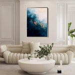 Abstract 405 Canvas Art 60 x 40 cm / Black