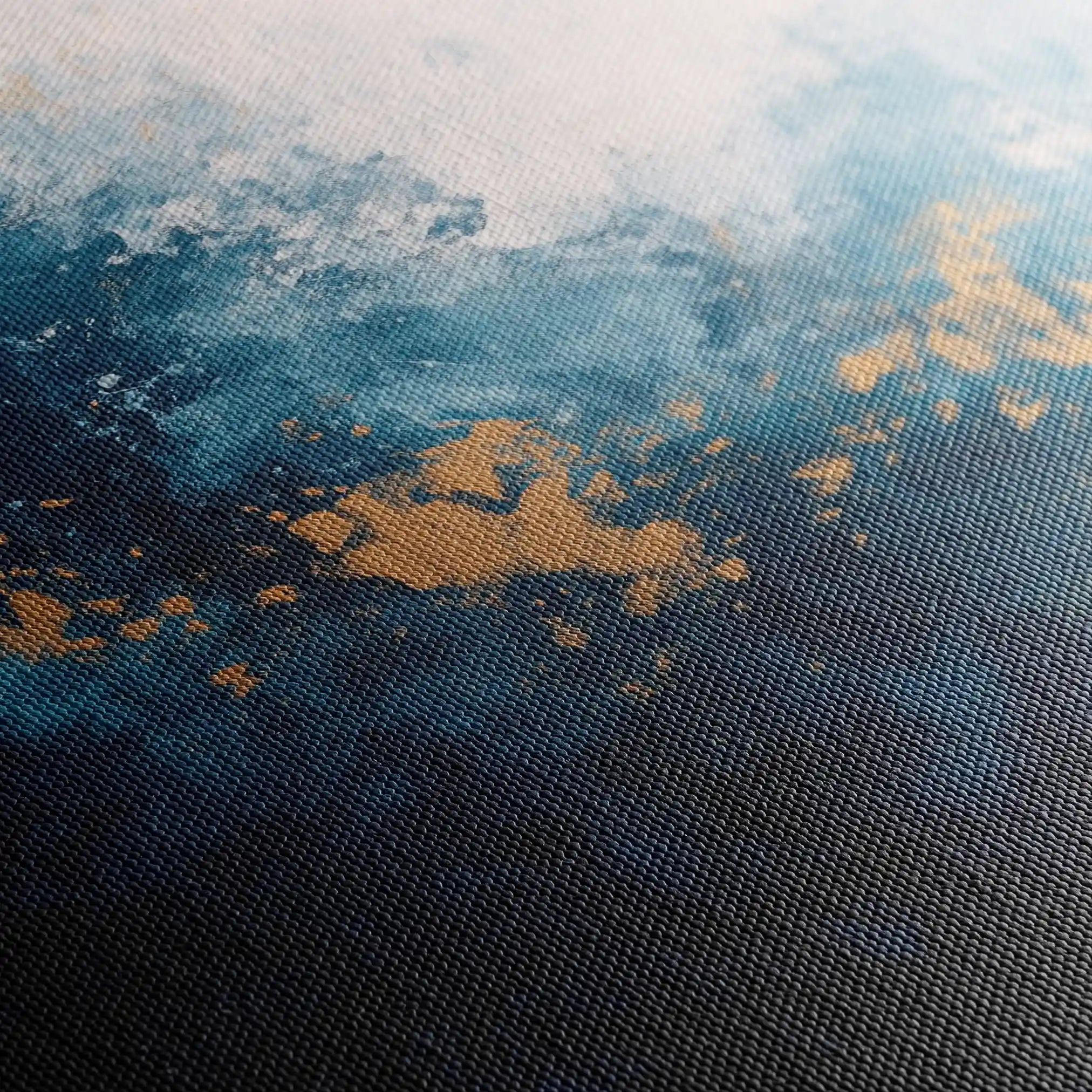 Abstract 405 Canvas Art 60 x 40 cm / Black