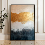 Abstract 407 Canvas Art 60 x 40 cm / Black