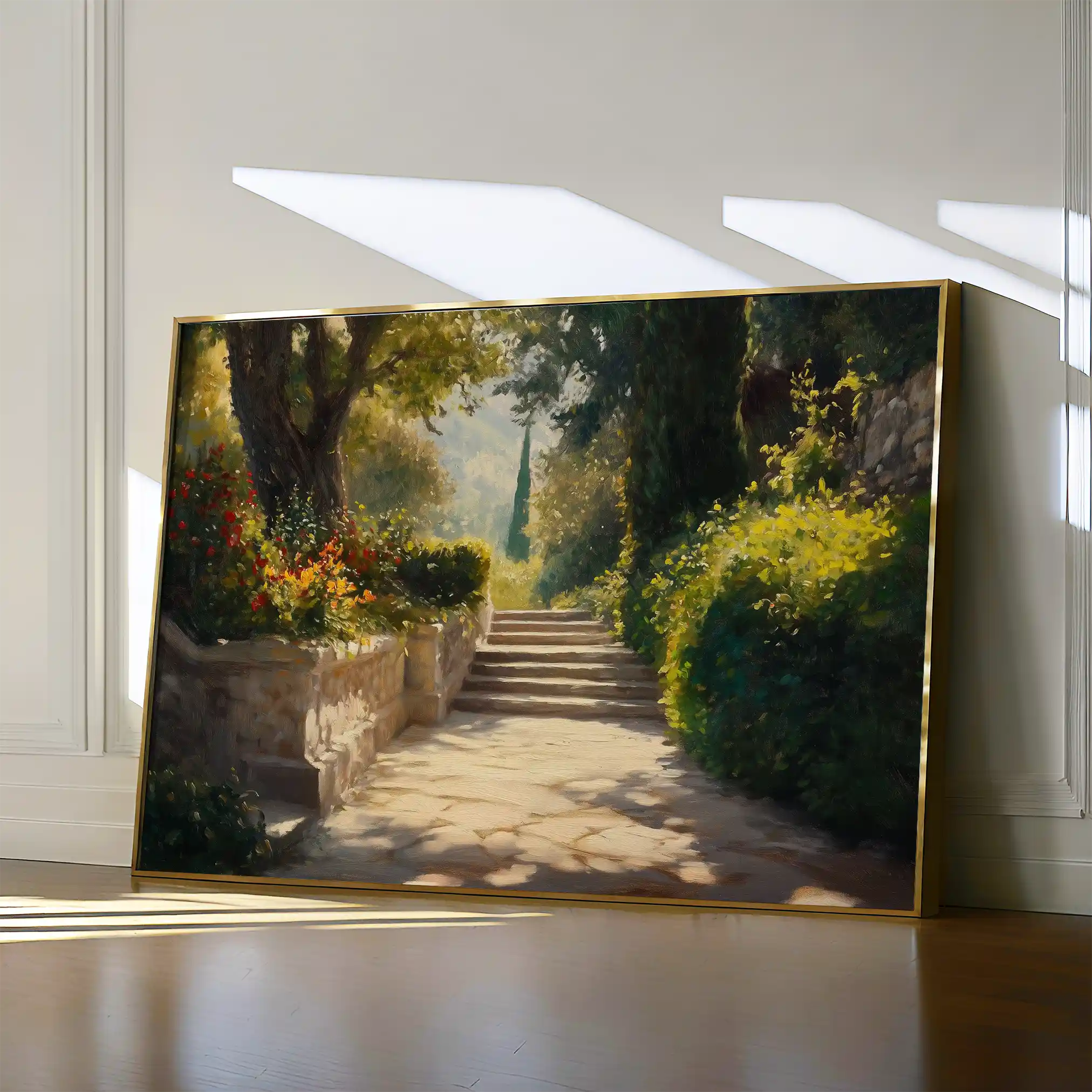 Landscape 407 Canvas Art 60 x 40 cm / Black