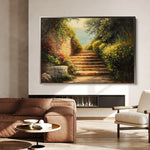 Landscape 409 Canvas Art 60 x 40 cm / Black