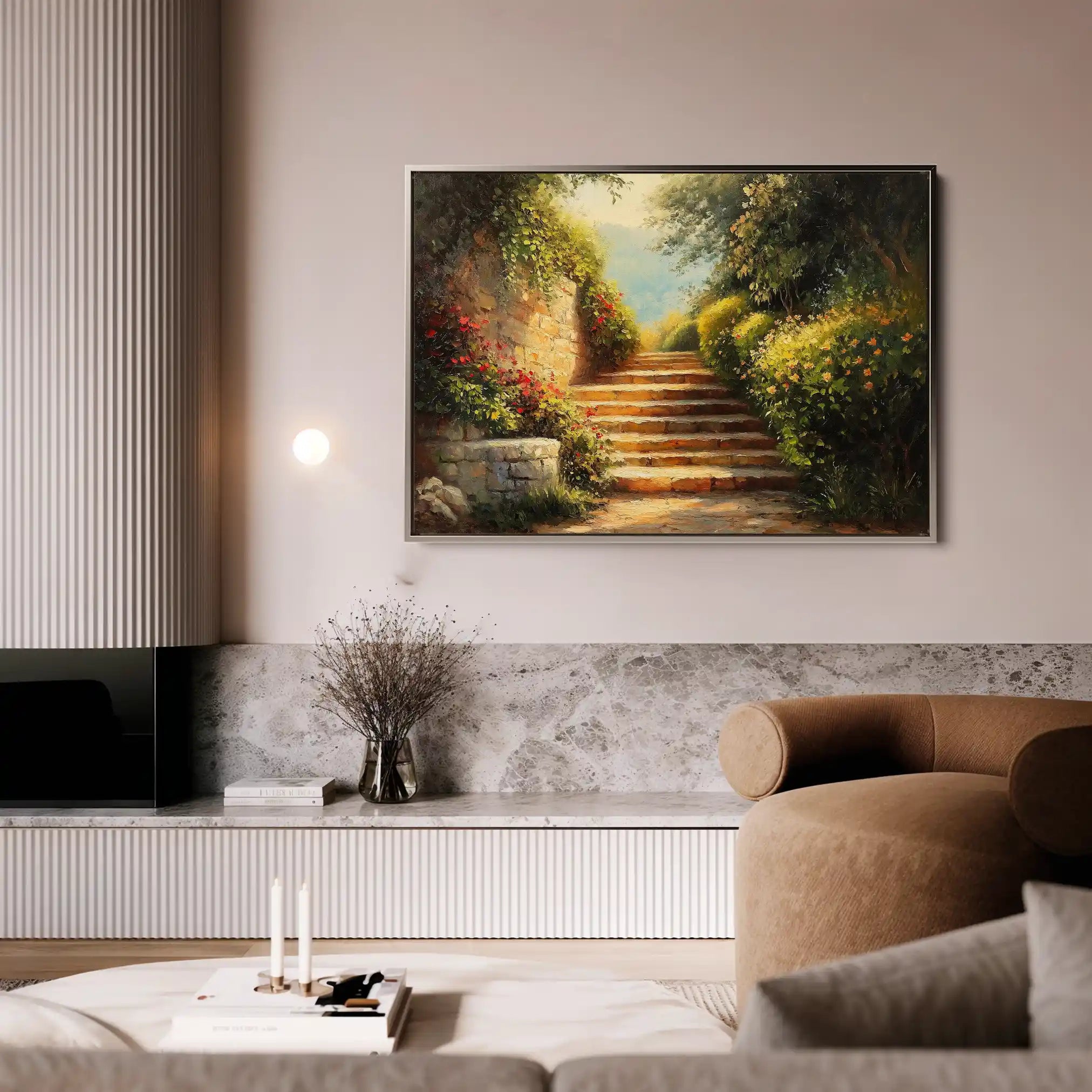 Landscape 409 Canvas Art 60 x 40 cm / Black