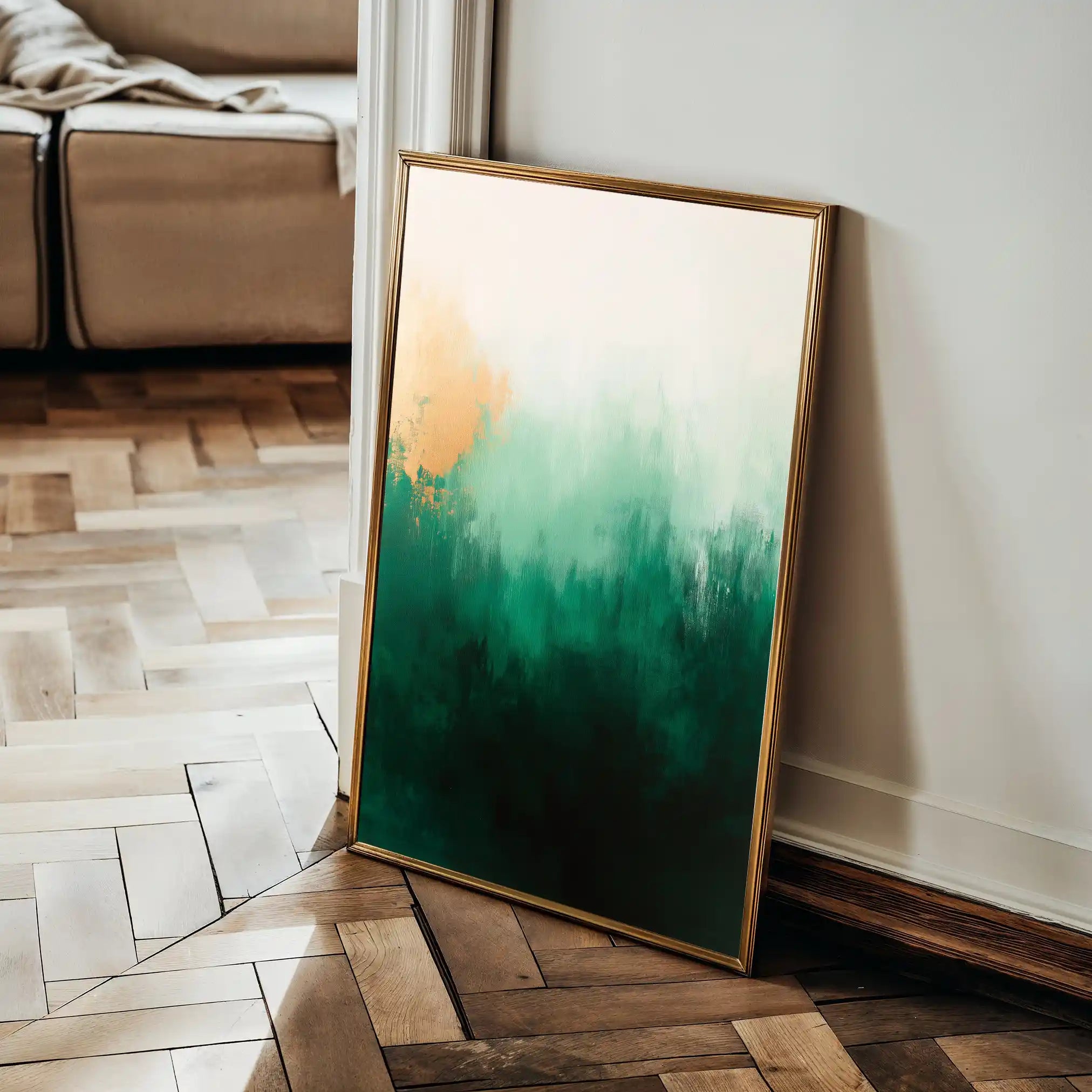 Abstract 410 Canvas Art 60 x 40 cm / Black