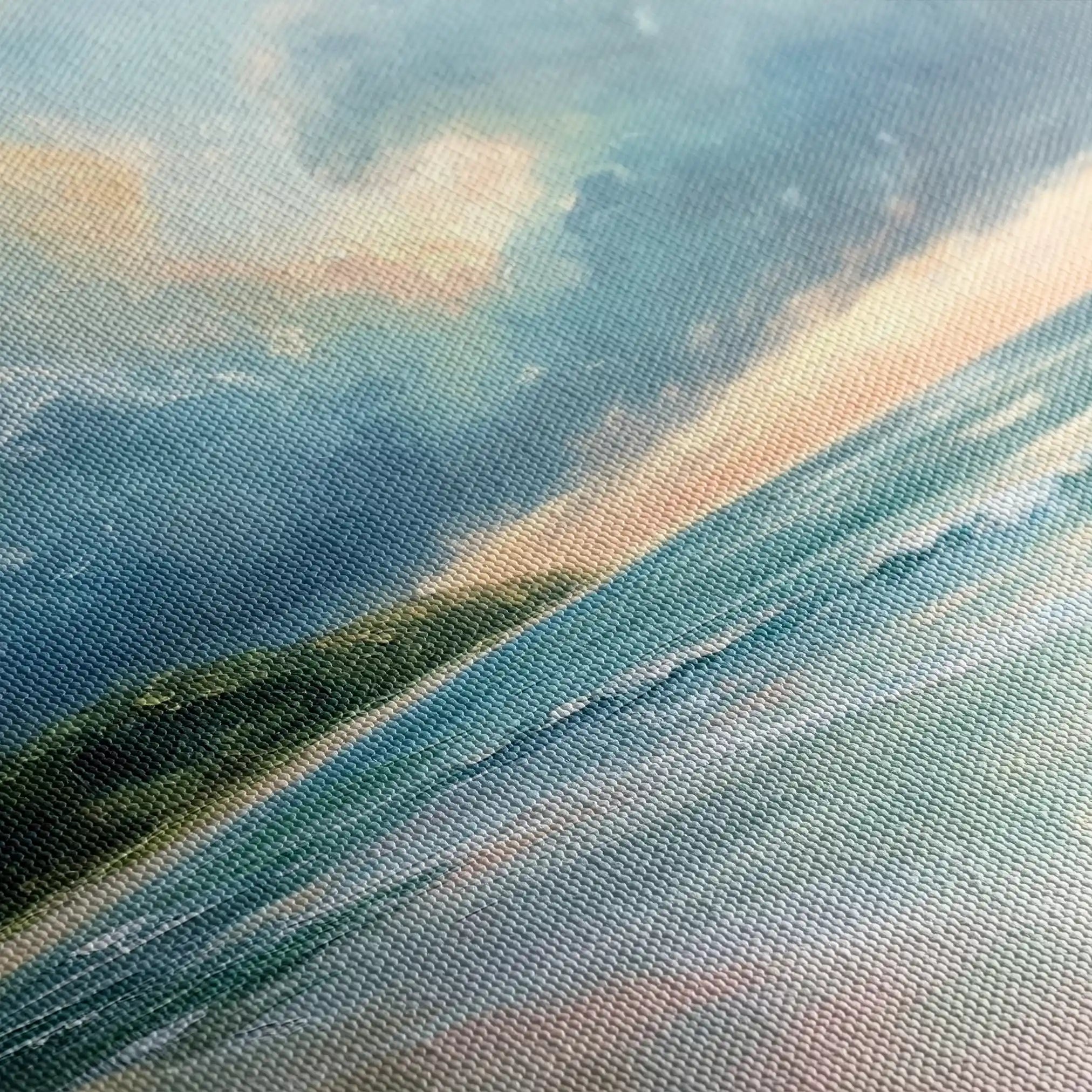 Landscape 411 Canvas Art 60 x 60 cm / Black