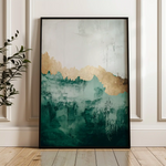 Abstract 414 Canvas Art 60 x 40 cm / Black