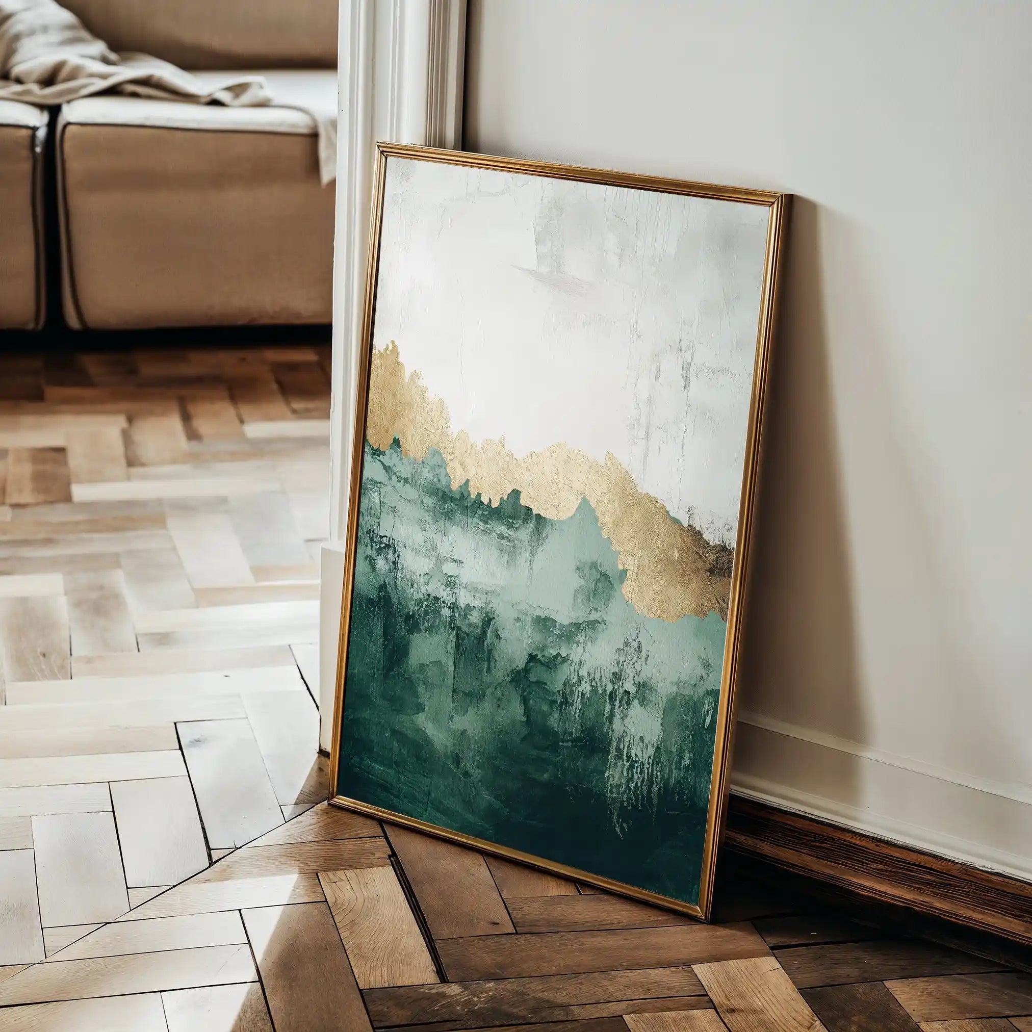 Abstract 414 Canvas Art 60 x 40 cm / Black