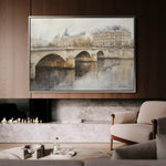 Landscape 414 Canvas Art 60 x 40 cm / Black