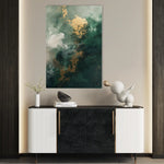 Abstract 415 Canvas Art 60 x 40 cm / Black