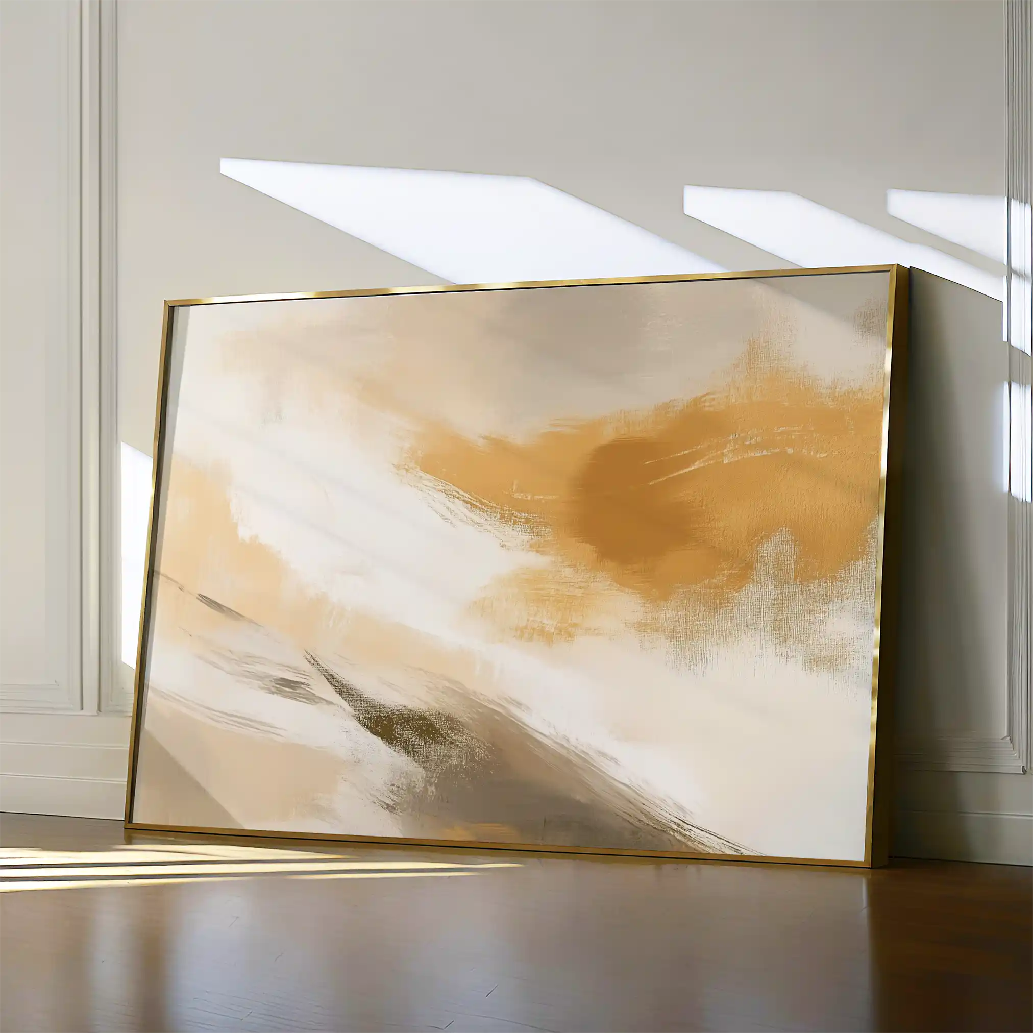 Abstract 416 Canvas Art 60 x 40 cm / Black