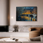 Landscape 416 Canvas Art 60 x 40 cm / Black