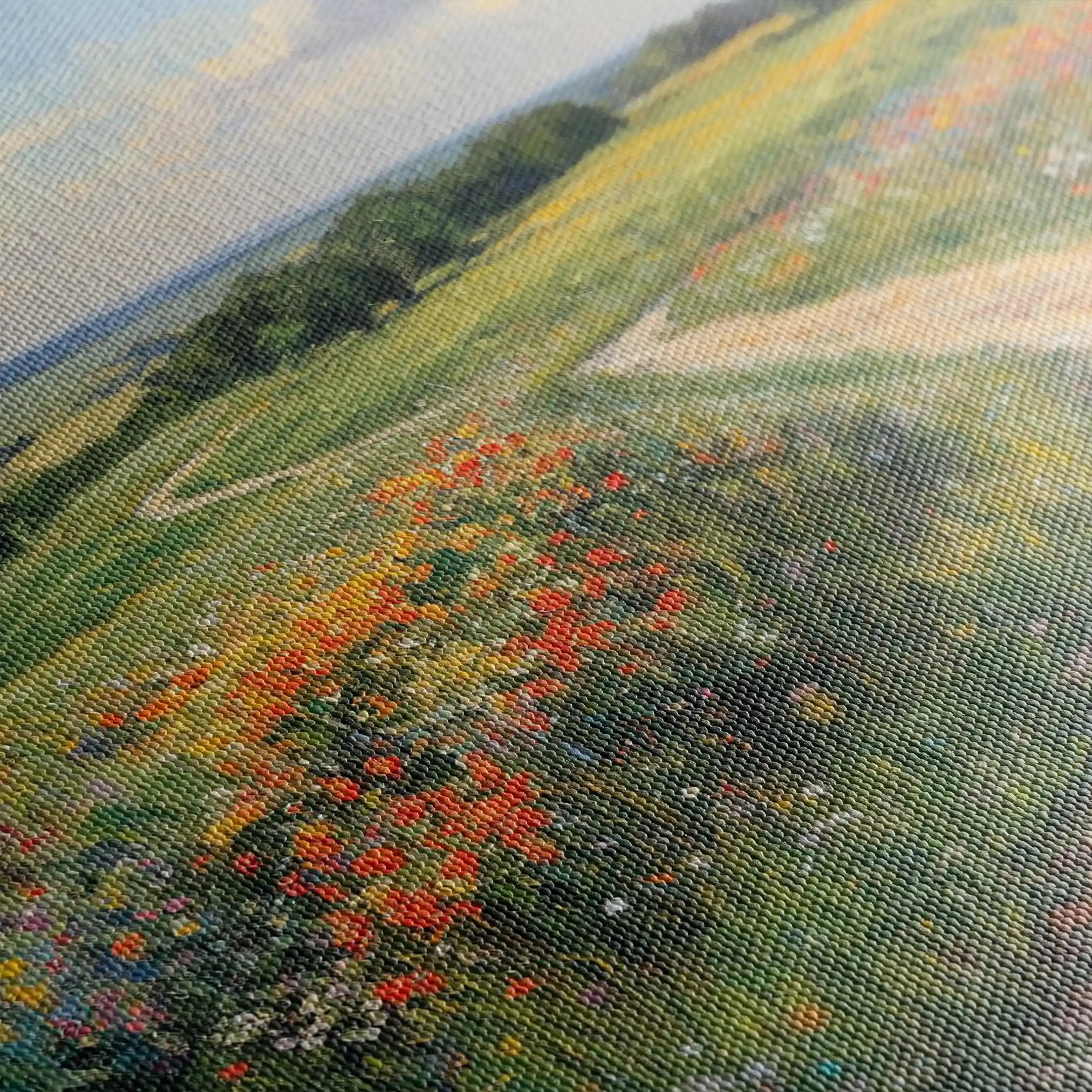 Landscape 417 Canvas Art 60 x 40 cm / Black