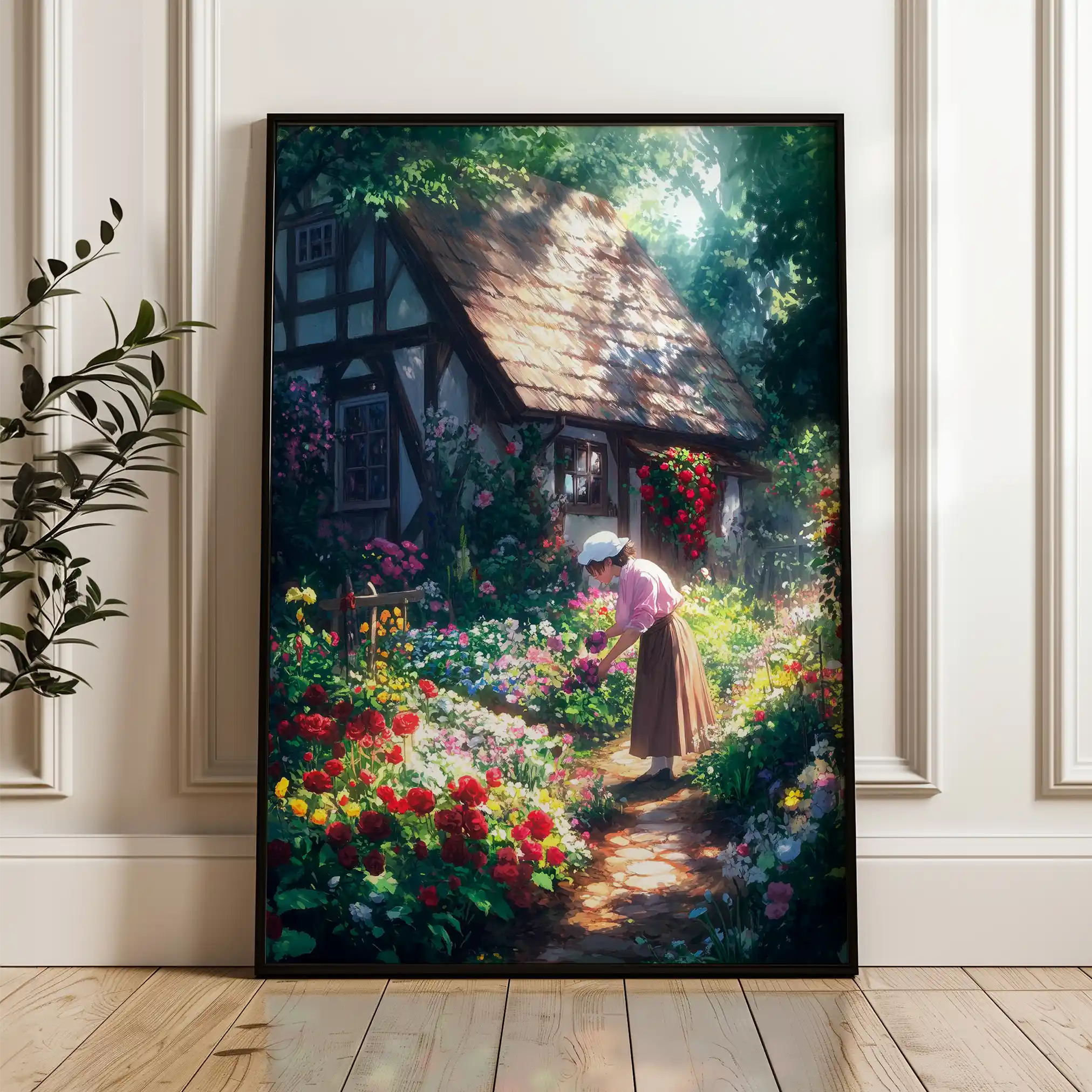 Landscape 419 Canvas Art 60 x 40 cm / Black