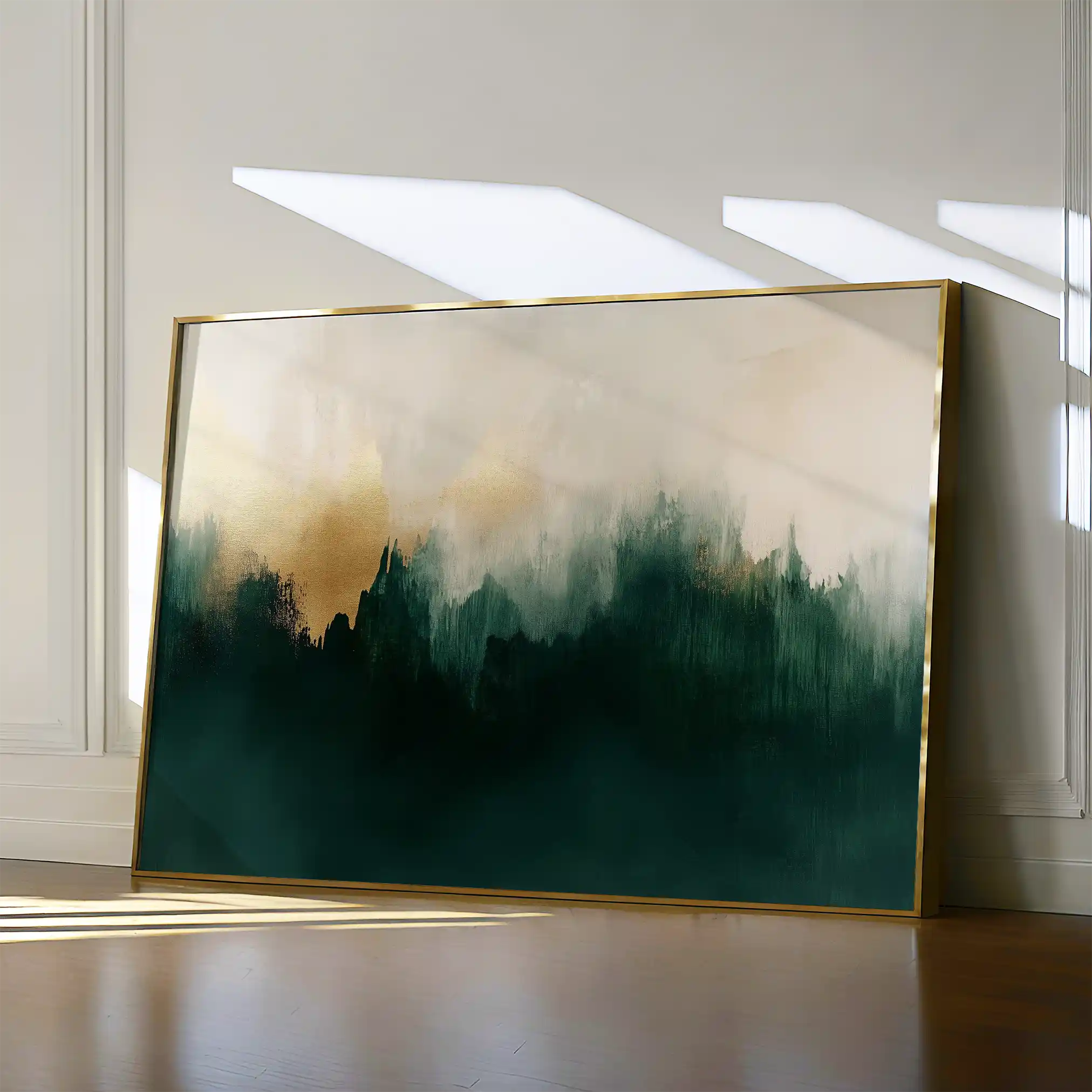 Abstract 420 Canvas Art 60 x 40 cm / Black