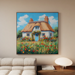 Landscape 420 Canvas Art 60 x 60 cm / Black