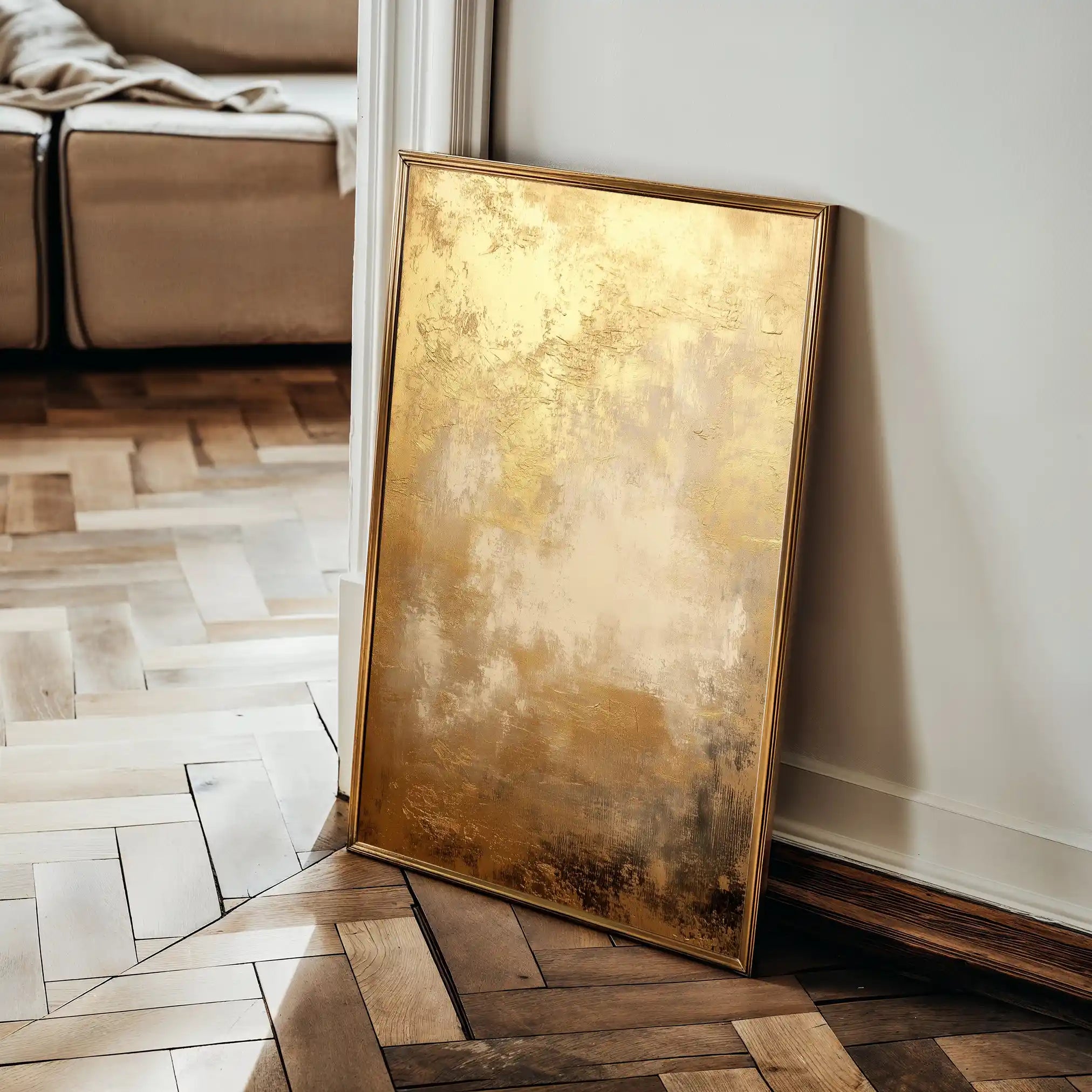 Abstract 422 Canvas Art 60 x 40 cm / Black