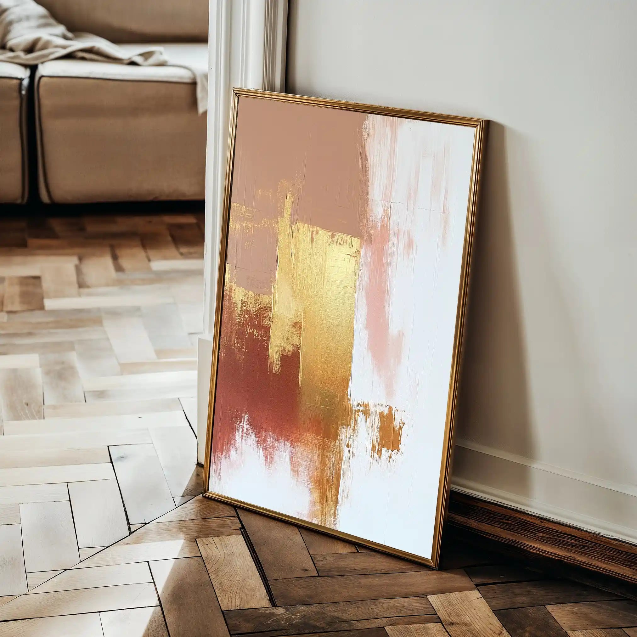 Abstract 423 Canvas Art 60 x 40 cm / Black