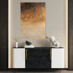 Abstract 424 Canvas Art 60 x 40 cm / Black