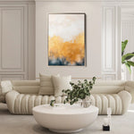 Abstract 425 Canvas Art 60 x 40 cm / Black